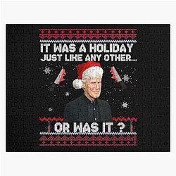 Keith Morrison's True Crime Ugly Christmas Sweater was a holiday party like any other funny jigsaw puzzle.