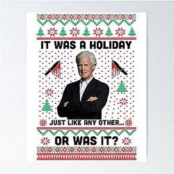Keith Morrison True Crime Christmas Poster