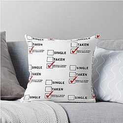 Mentally dating Keith Morrison throw pillow