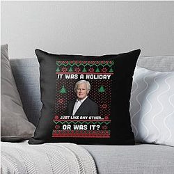 Keith Morrison Christmas Throw Pillow