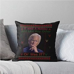 Keith Morrison Christmas Holiday Throw Pillow