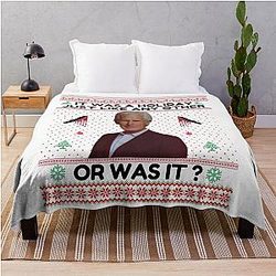 Keith Morrison Christmas Sweater True Crime Ugly Christmas Sweater Party Sweatshirt True Crime Sweater Throw Blanket