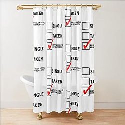 Mentally dating Keith Morrison Shower Curtain