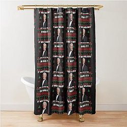 Keith Morrison Merry Christmas Shower Curtain
