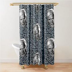 Keith Morrison With Shower Curtain