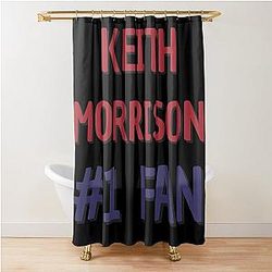 Keith Morrison Fan Shower Curtain