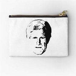Keith Morrison Black Stencil Zipper Pouch