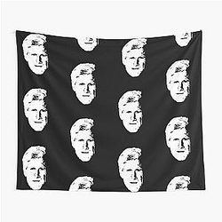 Keith Morrison White Stencil day Tapestry
