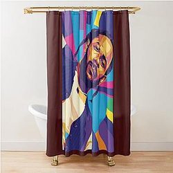 Kendrick Lamar Pop Art Shower Curtain