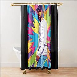 Kendrick Lamar Pop Art Shower Curtain