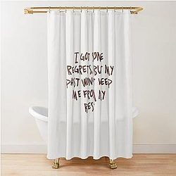 Kendrick Lamar Motivational Rich Spirit Shower Curtain