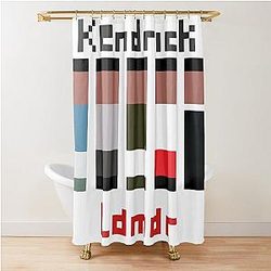 Kendrick Lamar 8-Bit Character Shower Curtain