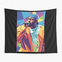 Kendrick Lamar Pop Art Tapestry