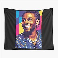 Kendrick Lamar Pop Art Tapestry