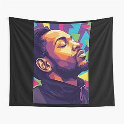 Kendrick Lamar Pop Art Tapestry