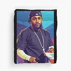 Kendrick Lamar Pop Art Duvet Cover