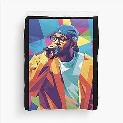 Kendrick Lamar Pop Art Duvet Cover