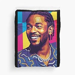 Kendrick Lamar Pop Art Duvet Cover