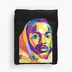 Kendrick Lamar Pop Art Duvet Cover
