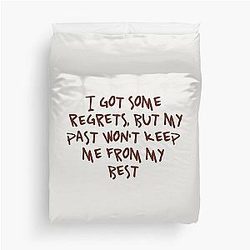 Kendrick Lamar Motivational Rich Spirit Duvet Cover