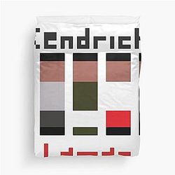 Kendrick Lamar 8-bit Duvet Cover