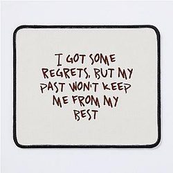 Kendrick Lamar Quote Motivational Rich Spirit Mouse Pad