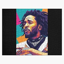 Kendrick Lamar Pop Art Jigsaw Puzzle