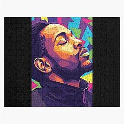 Kendrick Lamar Pop Art Jigsaw Puzzle