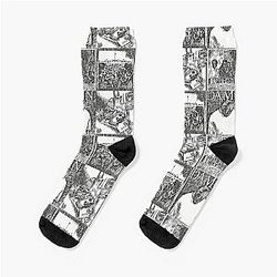 Kendrick Lamar Album Covers Sketch Art Socks