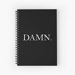 Kendrick Lamar - Damn. Perfect Gift Hocus Pocus Love Spiral Notebook