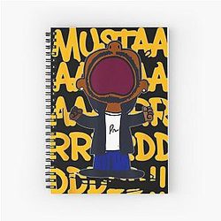 Funny Meme Spiral Notebook with MUSTARD by Kendrick Lamar