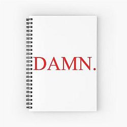 Kendrick Lamar - DAMN Spiral Notebook