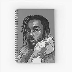 Kendrick Lamar Cartoon Notebook