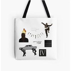 Kendrick Lamar Pack Over Print Tote Bag