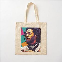 Kendrick Lamar Pop Art Cotton Tote Bag