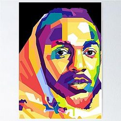 Kendrick Lamar Pop Art Poster