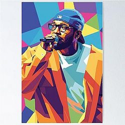 Kendrick Lamar Pop Art Poster