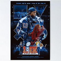 Kendrick Lamar Super Bowl Poster