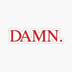 Kendrick Lamar DAMN Sticker