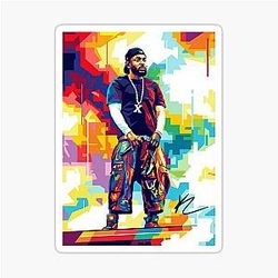 Pop Art Kendrick Lamar Damn Sticker