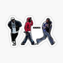 Art Kendrick Lamar Sticker