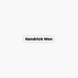 Kendrick Lamar Won Stickers