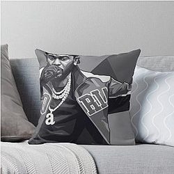 Kendrick Lamar Gracie Throw Pillow