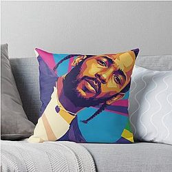 Kendrick Lamar Pop Art Throw Pillow