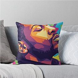 Kendrick Lamar Pop Art Throw Pillow