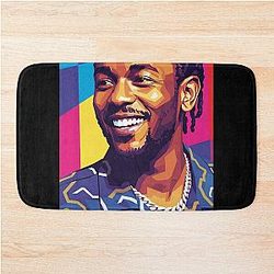 Kendrick Lamar Pop Art Bath Mat