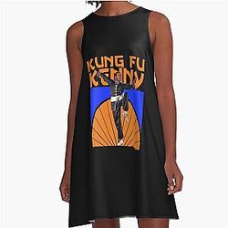 Kendrick Lamar Kung Fu A-Line Dress