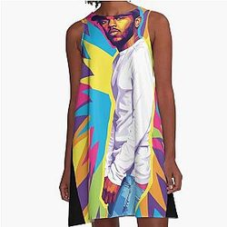 Kendrick Lamar Pop Art A-Line Dress