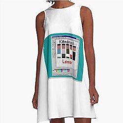 Kendrick Lamar 8-Bit A-Line Dress