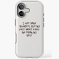 Kendrick Lamar Motivational Lyrics Rich Spirit iPhone Tough Case